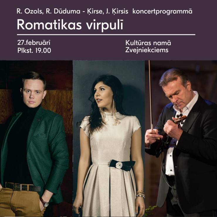 Izrādes "Raimonds Ozols, Rūta Dūduma-Ķirse, Jānis Ķirsis koncertprogrammā "Romantikas virpulī"" attels