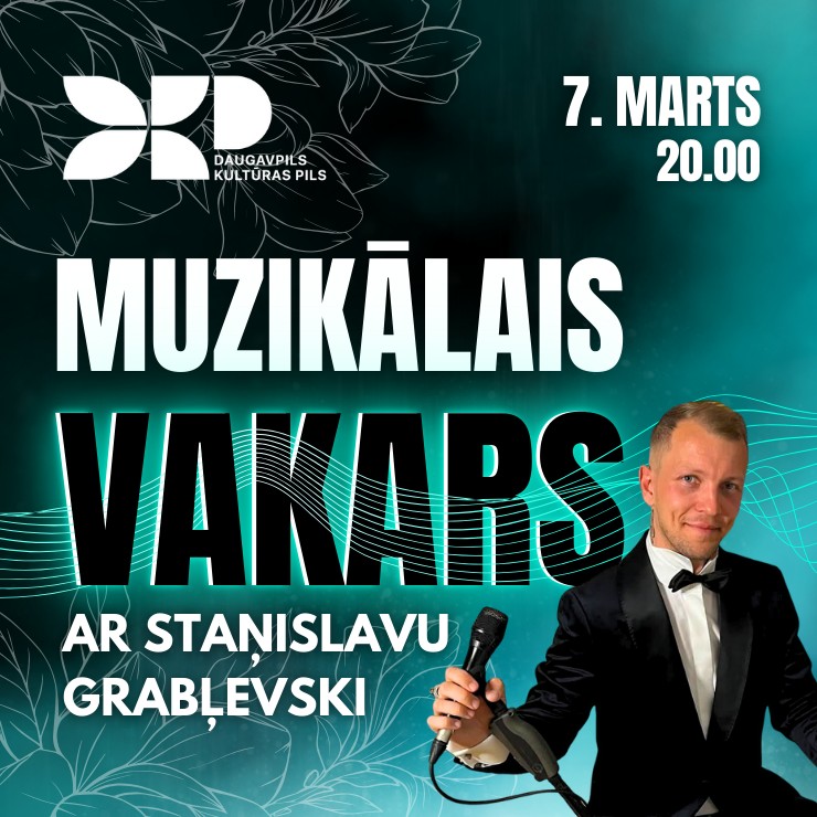 Izrādes "Muzikālais vakars ar Staņislavu Grabļevski" attels