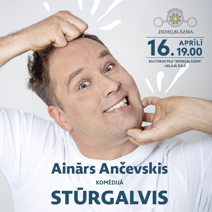 Izrādes "Komēdija | Ainārs Ančevskis | STŪRGALVIS" attels