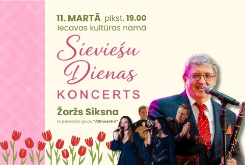Izrādes "Sieviešu dienas koncerts kopā Žoržu Siksnu un viņa pavadošo sastāvu “ARmaestro”" attels