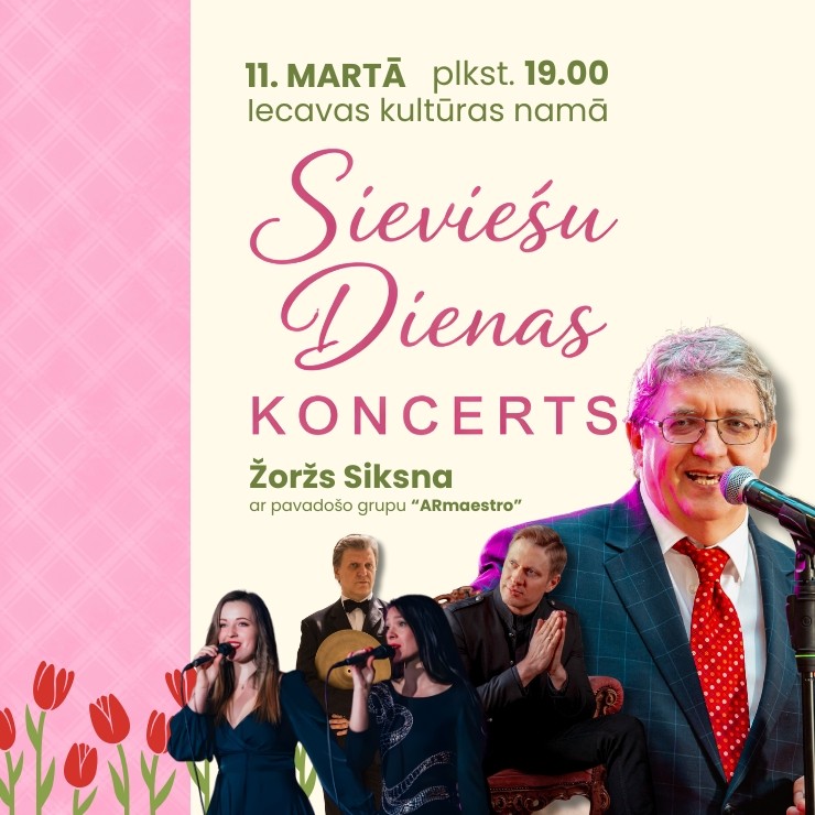 Izrādes "Sieviešu dienas koncerts kopā Žoržu Siksnu un viņa pavadošo sastāvu “ARmaestro”" attels