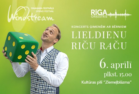 Izrādes "LIELDIENU RIČU RAČU. Koncerts ģimenēm ar bērniem. Festivāls WINDSTREAM" attels