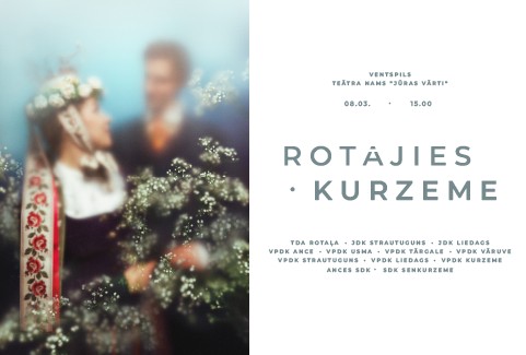 Izrādes "Rotājies, Kurzeme!" attels