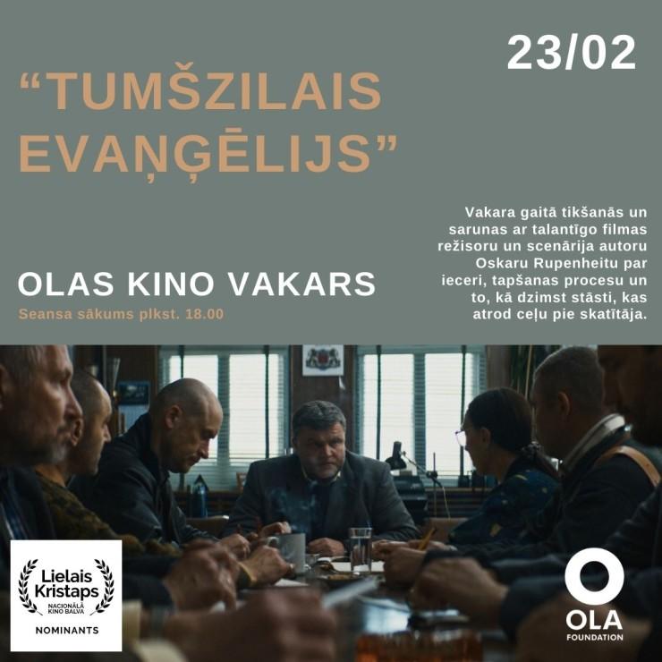 Izrādes "Kino vakars ar filmas “Tumšzilais evaņģēlijs” seansu" attels