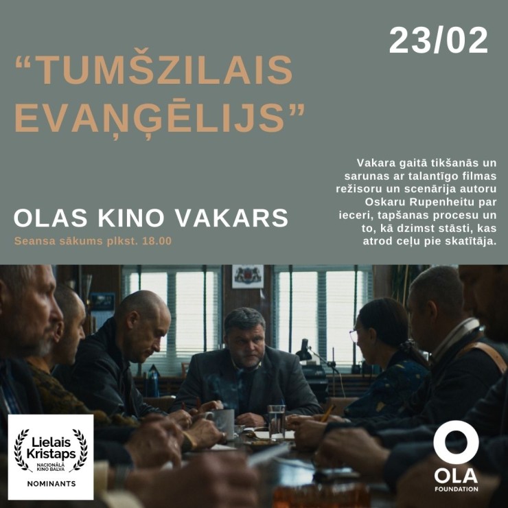 Izrādes "Kino vakars ar filmas “Tumšzilais evaņģēlijs” seansu" attels