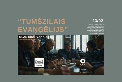 Izrādes "Kino vakars ar filmas “Tumšzilais evaņģēlijs” seansu" attels