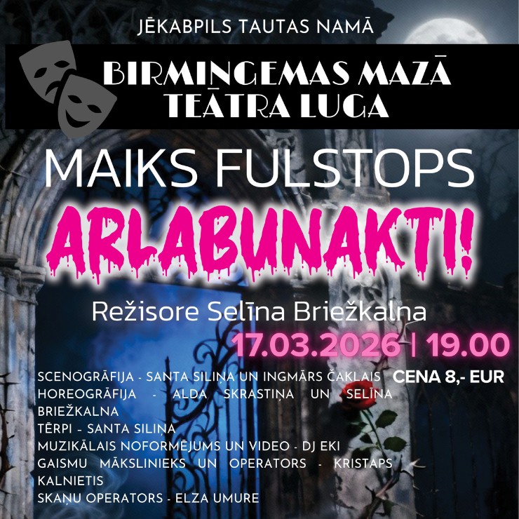 Izrādes "Birmingemas Mazais teātris- Maiks Fulstops “Arlabunakti!”" attels
