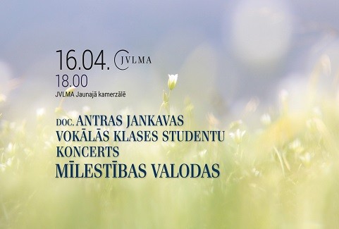 Izrādes "Doc. Antras Jankavas Vokālās klases studentu koncerts “Mīlestības valodas”" attels