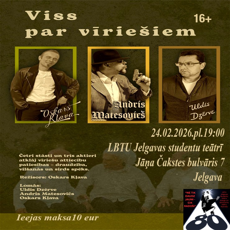 Izrādes "Izrāde “Viss par vīriešiem”" attels