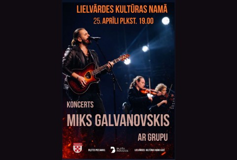 Izrādes "Miks Galvanovskis ar grupu" attels