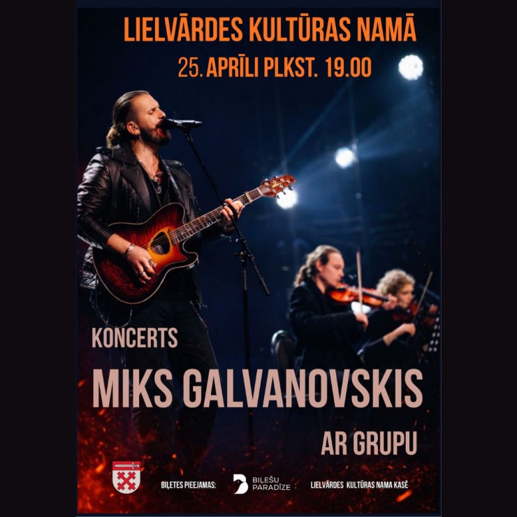 Izrādes "Miks Galvanovskis ar grupu" attels