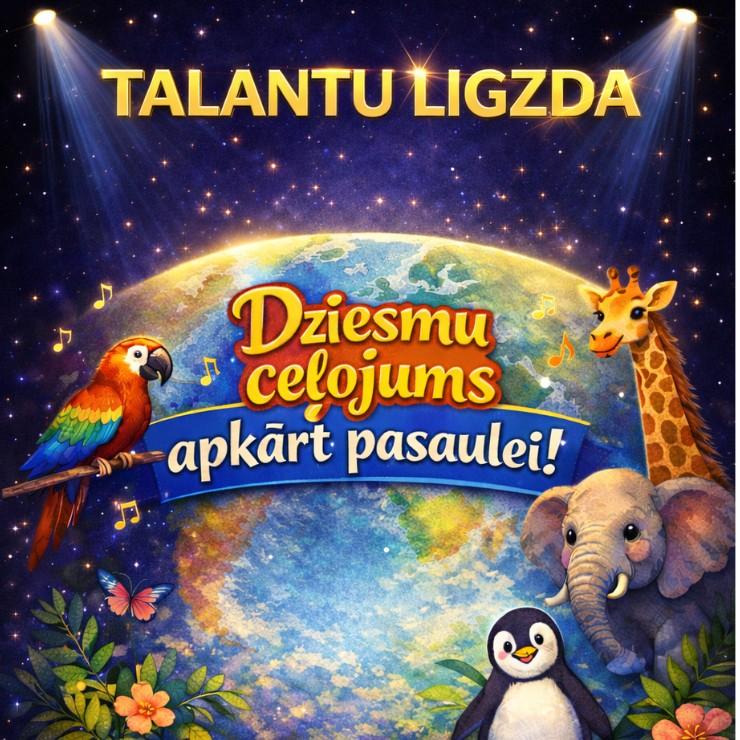 Izrādes "Talantu ligzdas koncerts "Dziesmu ceļojums apkārt pasaulei!"" attels