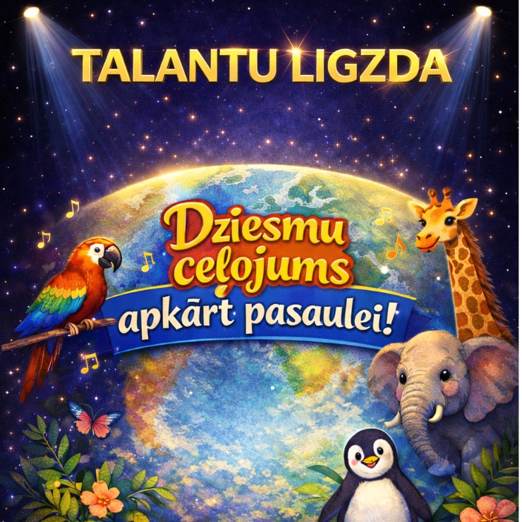 Izrādes "Talantu ligzdas koncerts "Dziesmu ceļojums apkārt pasaulei!"" attels