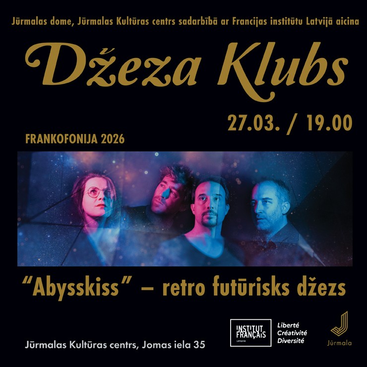 Izrādes "FRANKOFONIJA 2026 | “Abysskiss” – retro futūrisks džezs" attels