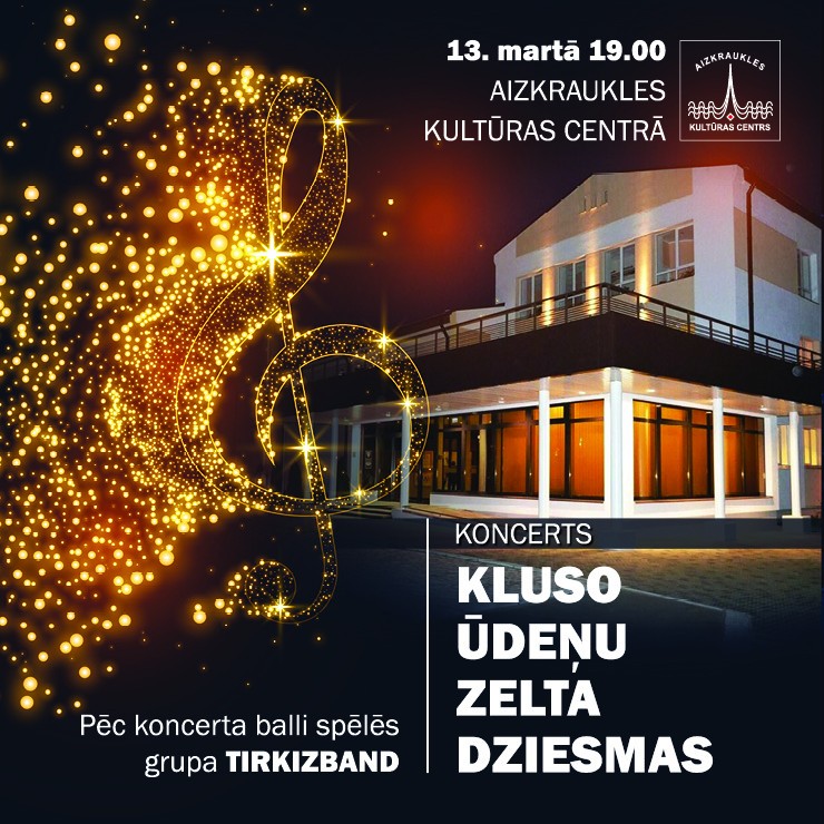 Izrādes "KLUSO ŪDEŅU ZELTA DZIESMAS" attels