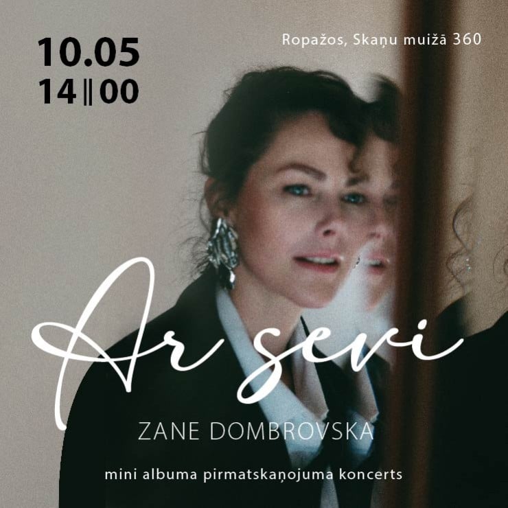Izrādes "AR SEVI — Zanes Dombrovskas mini albuma pirmatskaņojuma koncerts" attels