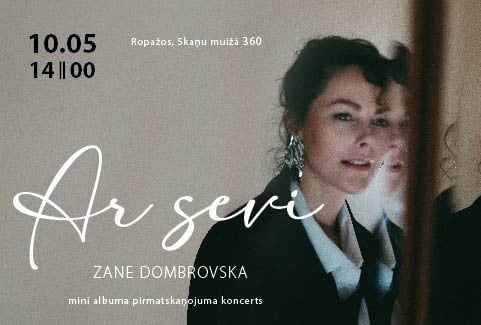 Izrādes "AR SEVI — Zanes Dombrovskas mini albuma pirmatskaņojuma koncerts" attels