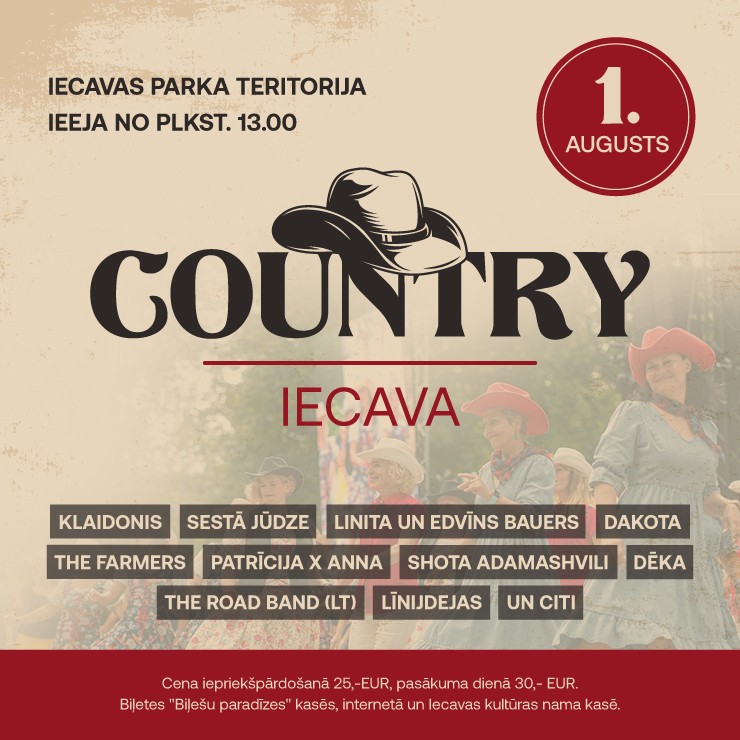 Izrādes "Kantrimūzikas svētki “Country Iecava”" attels