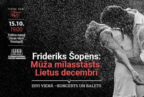 Izrādes "Igaunijas Nacionālais teātris "Vanemuine". Mūža mīlasstāsts. Lietus decembrī" attels