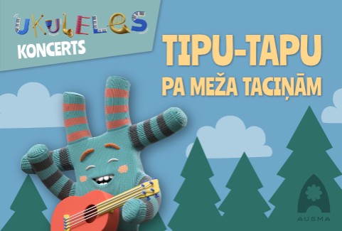 Изображение спектакля "Ukuleles koncerts. Tipu-tapu pa meža taciņām"
