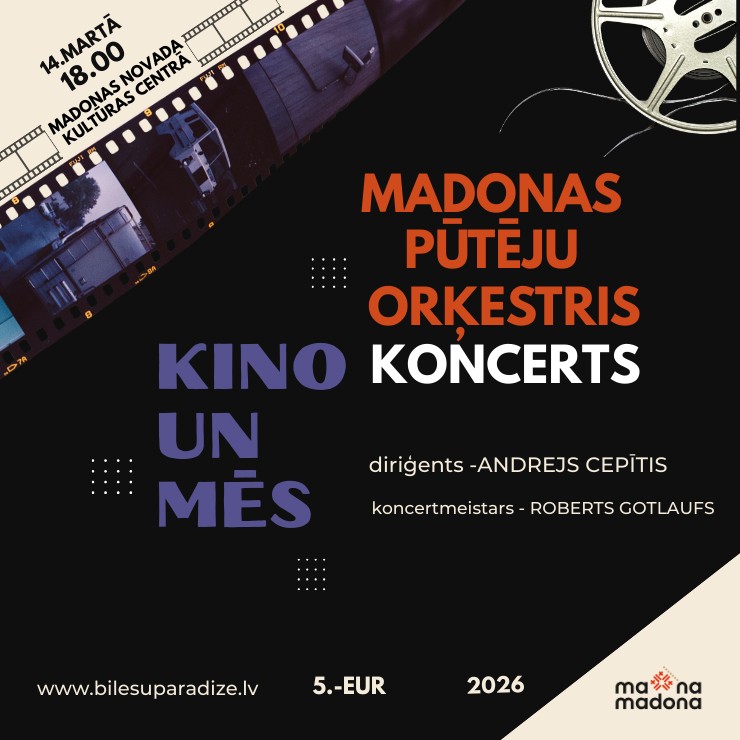 Izrādes "Koncerts KINO UN MĒS | Madonas pūtēju orķestris" attels