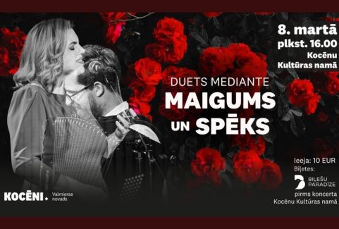 Izrādes "DUETS MEDIANTE koncertprogrammā “Maigums un spēks”" attels