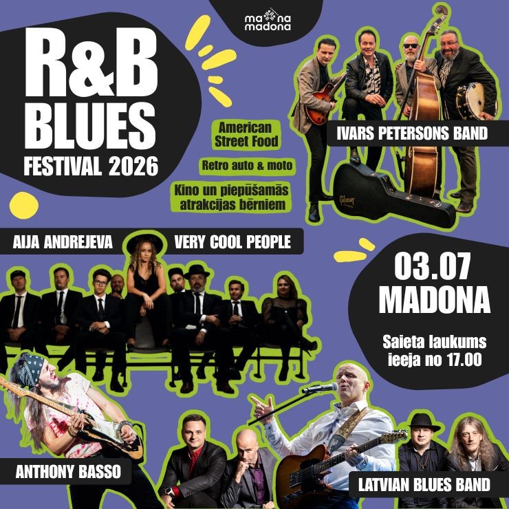 Izrādes "R&B Blues Festival 2026 | MADONA" attels