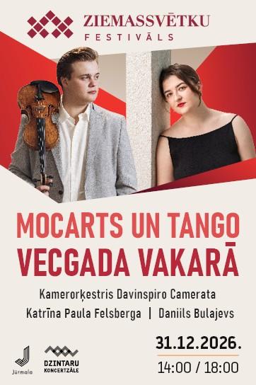 Изображение мероприятия "Ziemassvētku festivāls. Mocarts un tango Vecgada vakarā" из результатов поиска
