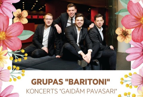 Izrādes "GAIDĀM PAVASARI | Grupas "Baritoni" koncerts" attels