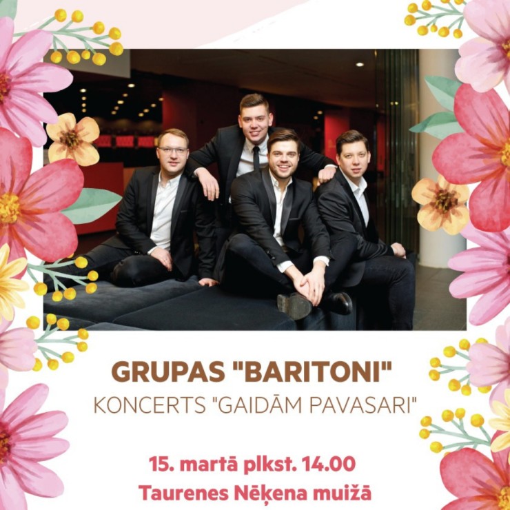 Izrādes "GAIDĀM PAVASARI | Grupas "Baritoni" koncerts" attels