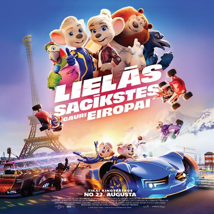 Izrādes "Animācijas filma “Lielās sacīkstes cauri Eiropai”" attels