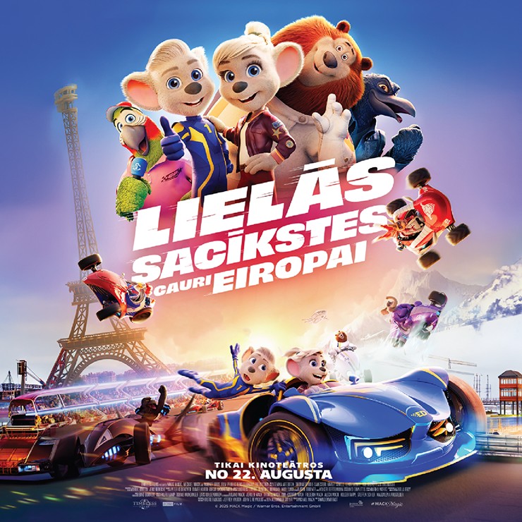 Izrādes "Animācijas filma “Lielās sacīkstes cauri Eiropai”" attels