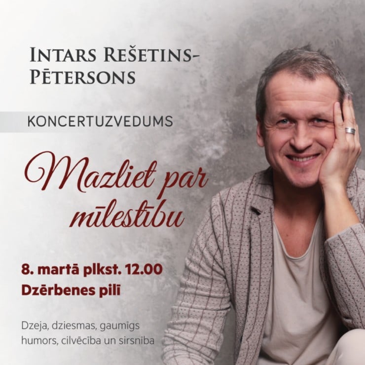 Izrādes "Intars Rešetins-Pētersons | Koncertuzvedums "Mazliet par mīlestību"" attels