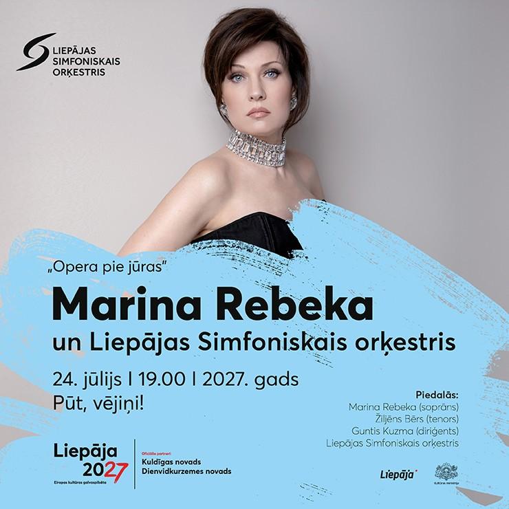 Izrādes "Marina Rebeka un Liepājas Simfoniskais orķestris" attels