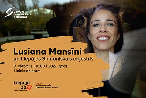 Izrādes "Lusiana Mansīni un Liepājas Simfoniskais orķestris" attels