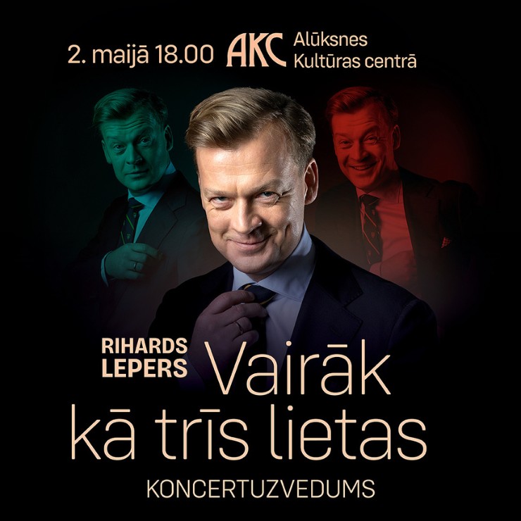 Izrādes "Rihards Lepers | Vairāk kā trīs lietas| koncertuzvedums" attels