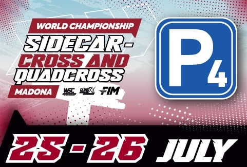 Image of the event "P4 SPECTATOR PARKING 25.-26.07. | World Championship Sidecarcross and Quadcross in Madona"