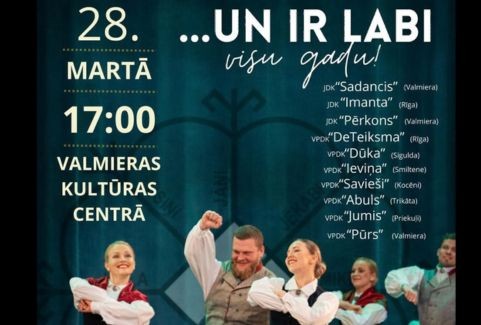 Izrādes "Tautas deju kolektīvu koncerts “…un ir labi visu gadu”" attels