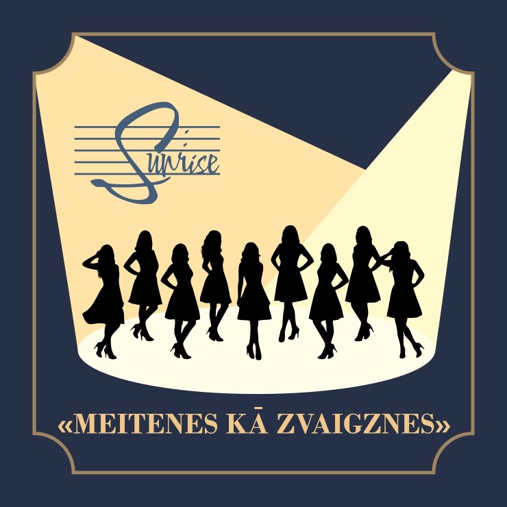 Izrādes ""Meitenes kā zvaigznes" / vokālā ansambļa "Sunrise" koncerts" attels