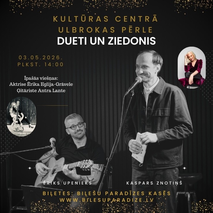 Izrādes "DUETI UN ZIEDONIS | Kaspars Znotiņš un Ēriks Upenieks" attels