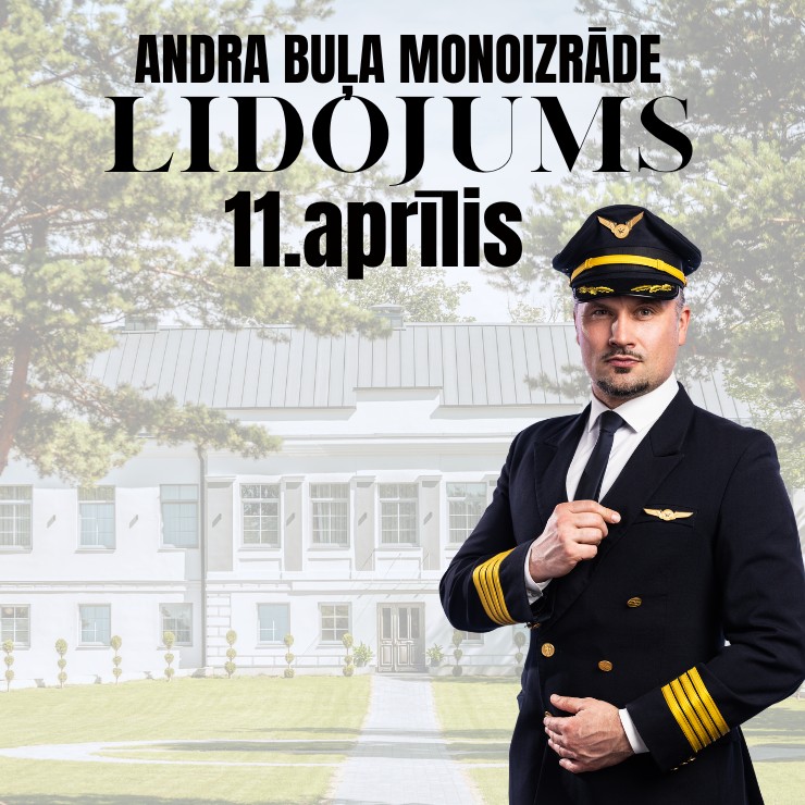 Image of the event "Andra Buļa monoizrāde “Lidojums”"