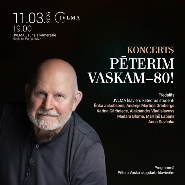 Izrādes "Koncerts “Pēterim Vaskam – 80!”" attels