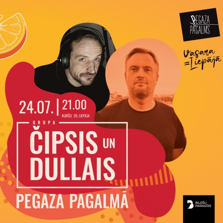 Izrādes "ČIPSIS un DULLAIS Pegaza Pagalmā" attels