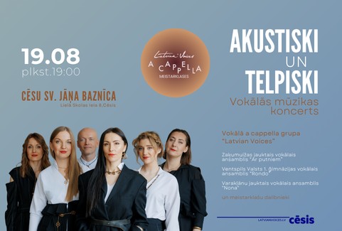 Izrādes "Akustiski un Telpiski | Latvian Voices" attels