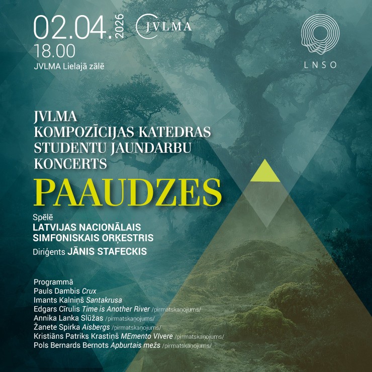 Izrādes "JVLMA Kompozīcijas katedras studentu jaundarbu koncerts "Paaudzes"" attels