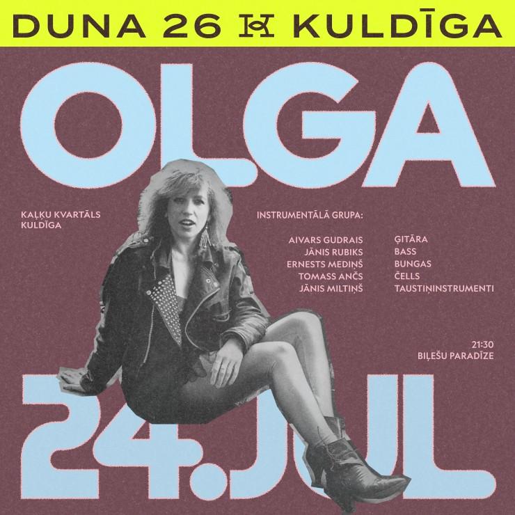 Izrādes "Olga Rajecka x Kuldīga" attels