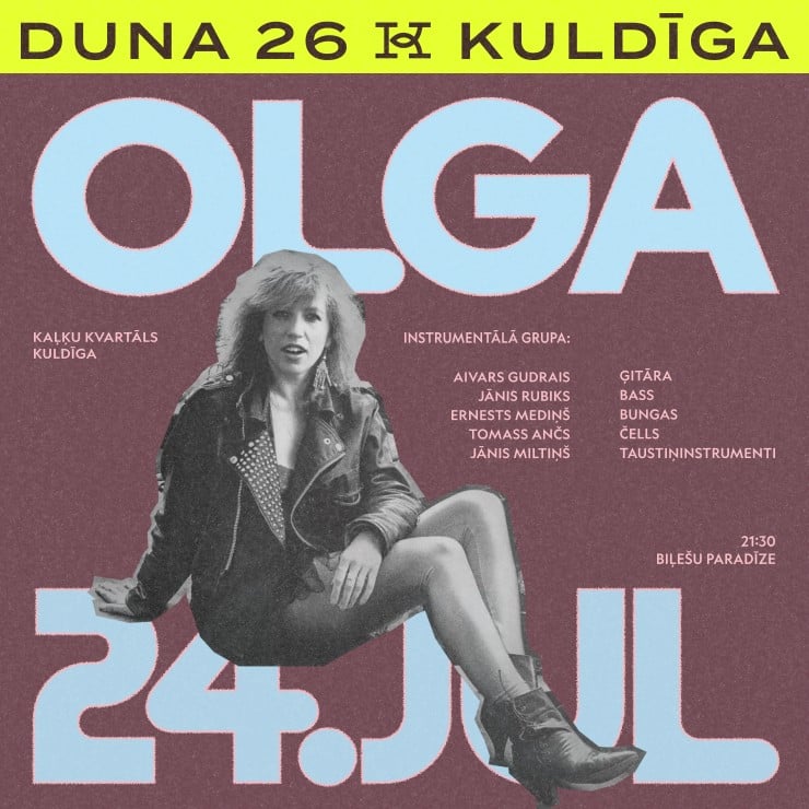 Image of the event "Olga Rajecka x Kuldīga"