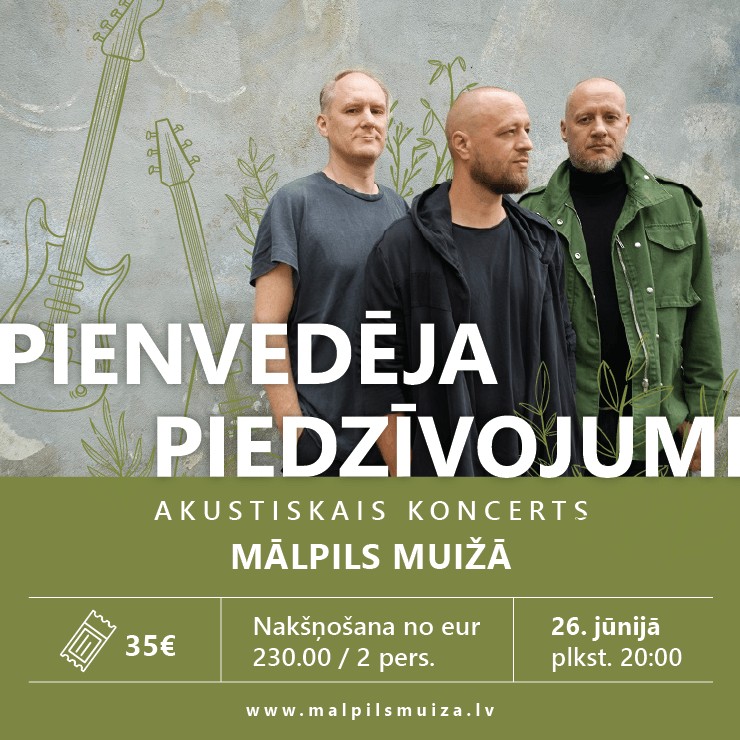 Izrādes "Pienvedēja piedzīvojumi | Vasaras akustiskais koncerts Mālpils muižas parkā" attels