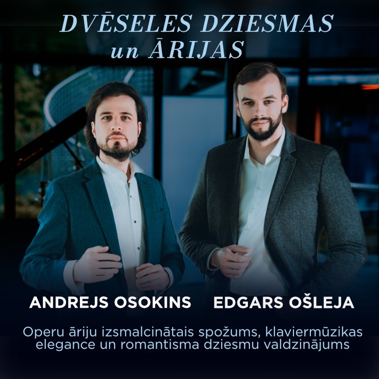 Izrādes "Koncertprogramma. Andrejs Osokins, Edgars Ošleja "Dvēseles dziemas un ārijas"" attels