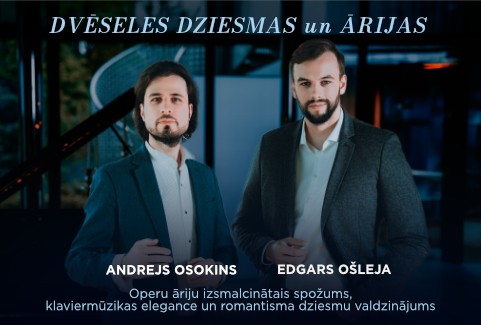 Izrādes "Koncertprogramma. Andrejs Osokins, Edgars Ošleja "Dvēseles dziemas un ārijas"" attels